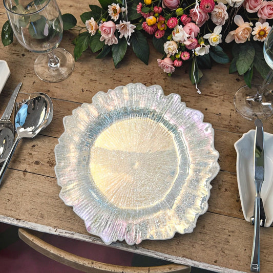Plastic Petal Fruit Plate