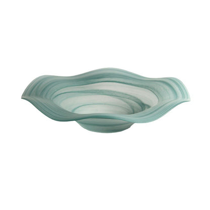 Glass Round Fruit Salad Bowl