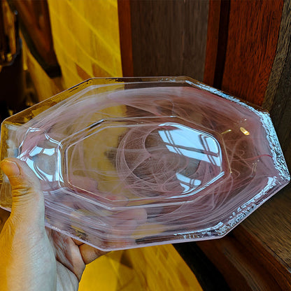 Irregular Glass Serving Plate