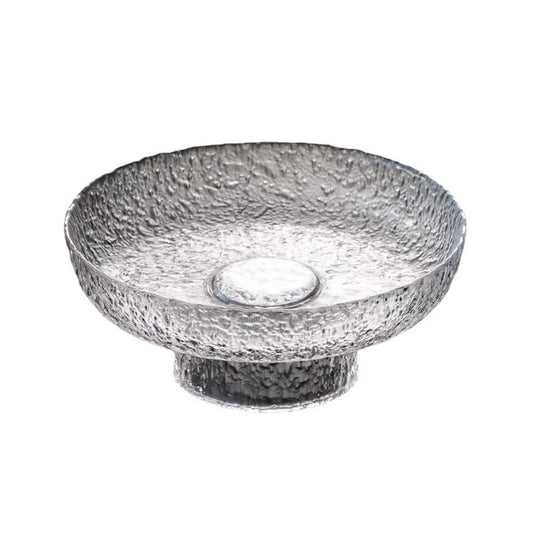 Glass Footed Fruit Serving Bowl