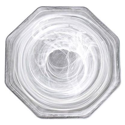 Irregular Glass Octagon Plate