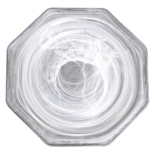 Irregular Glass Octagon Plate