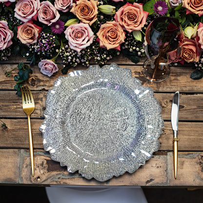 Plastic Petal Fruit Plate