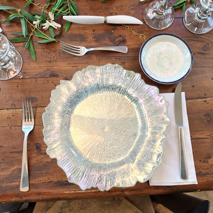 Plastic Petal Fruit Plate
