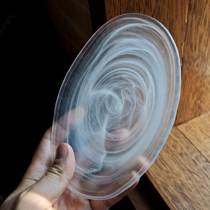 Glass Oval Fruit Plate